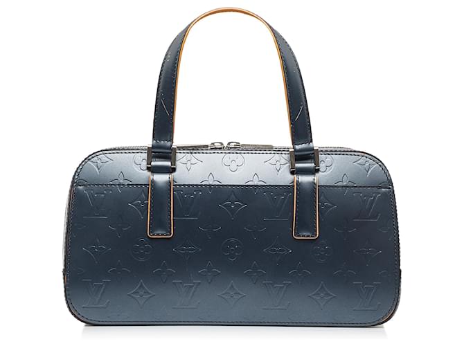 Louis Vuitton Cuir Mat Monogram Bleu Handbag