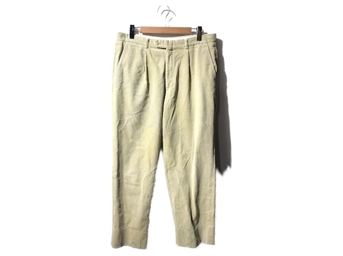 Burberry Pants Beige Cotton  ref.963993