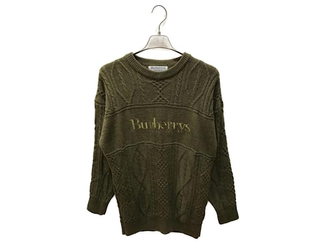 Burberry Pullover Khaki Wolle  ref.963997