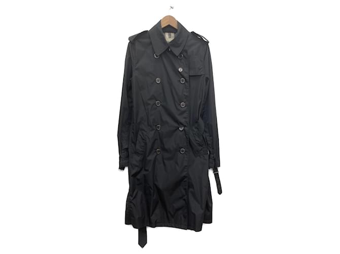 Burberry Men Coats Outerwear Black Cotton  ref.964002