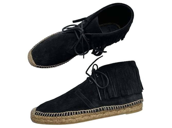 Saint Laurent Ankle Boots Black Suede  ref.964019