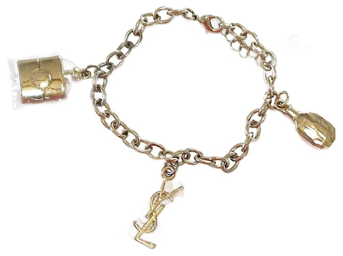 Gold Cassandre chain bracelet | Saint Laurent | MATCHES UK