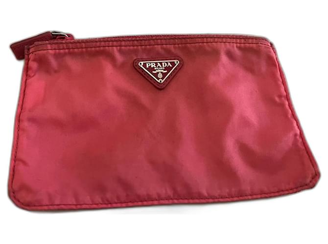 Prada Clutch bags Pink Cloth  ref.964051