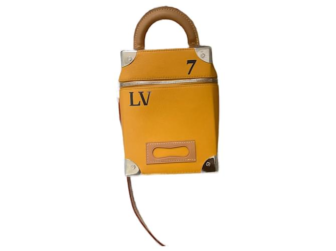 louis vuitton bag Yellow Leather  ref.964071