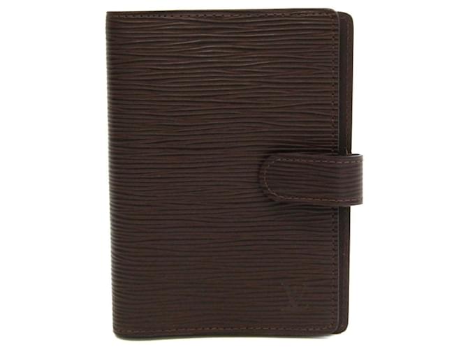 Louis Vuitton Agenda PM Beige Leather  ref.964377
