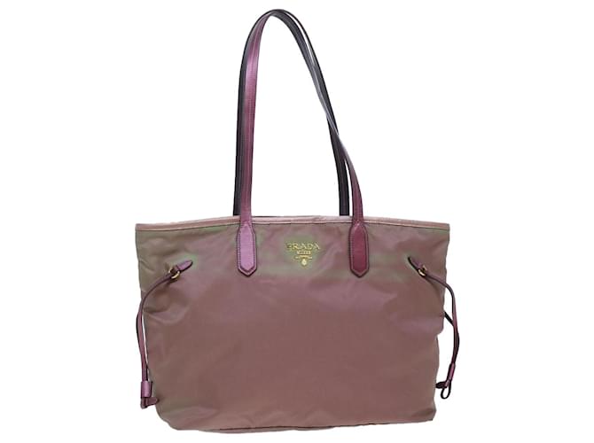 PRADA Tote Bag Nylon Pink Auth bs6071  ref.964605