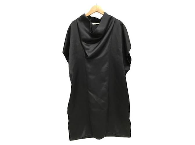 Céline ****CELINE Black Silk Blend Dress Wool  ref.964680