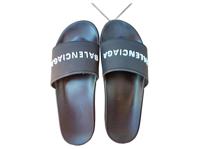 Balenciaga Men Sandals Black Plastic  ref.964826