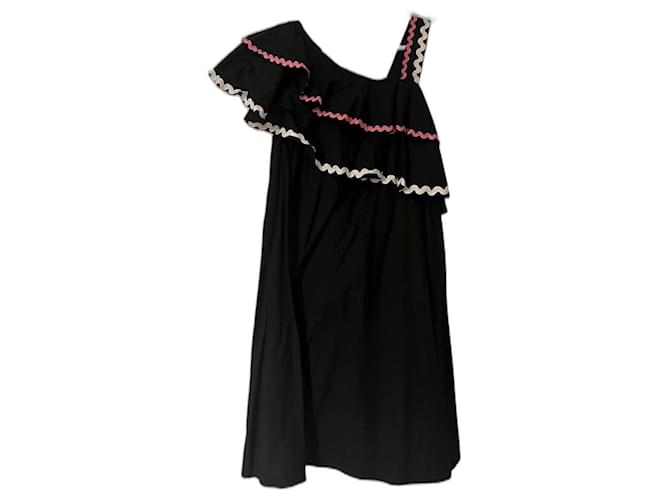 Asos Dresses Black Cotton  ref.964940