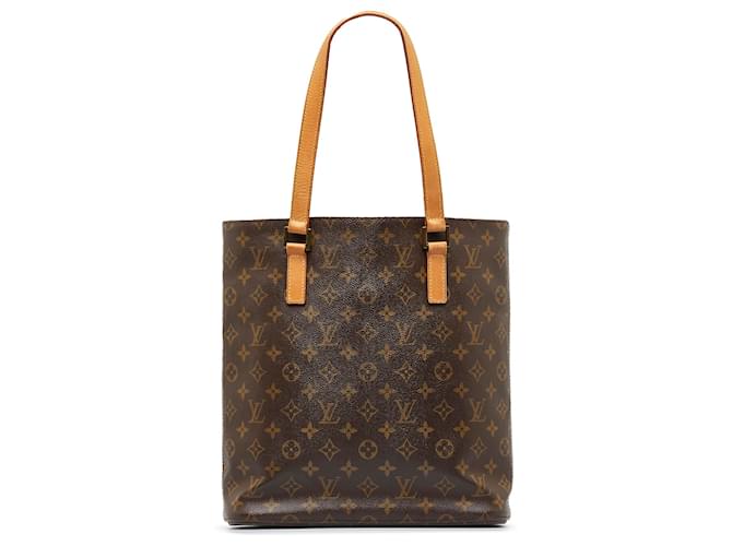 Pre-Owned Louis Vuitton Vavin GM Brown Monogram Canvas Tote Bag w/ Gol 