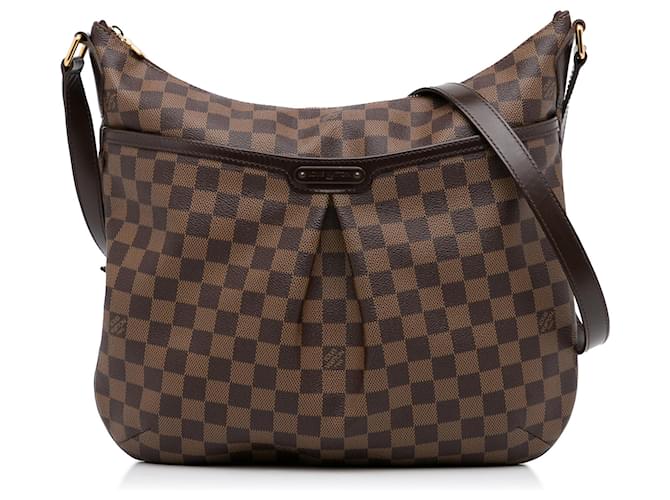 Louis Vuitton Brown Damier Ebene Bloomsbury GM Cloth Pony-style