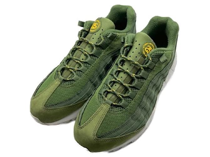 Autre Marque ****NIKE × STUSSY Sneakers Green  ref.965075