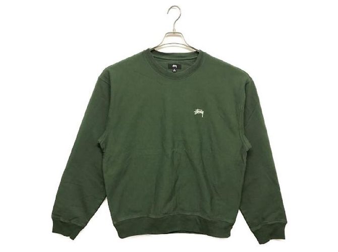Autre Marque ****STUSSY Grünes Langarm-Sweatshirt