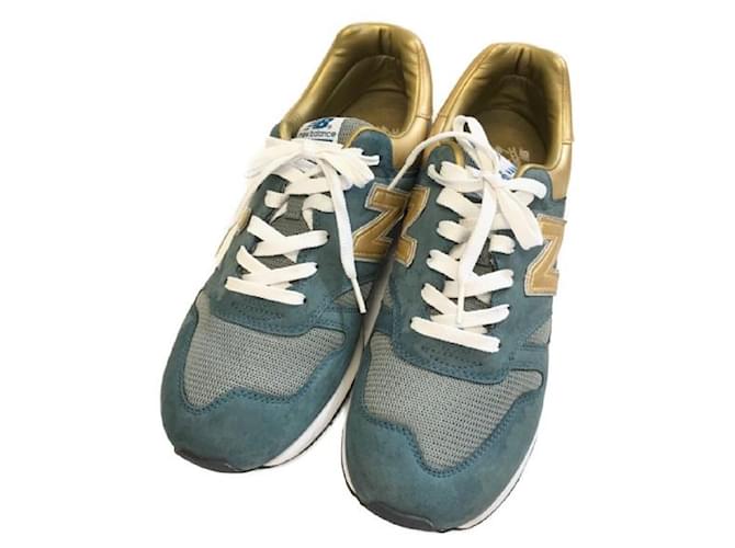 Autre Marque ****NEW BALANCE × HECTIC × STUSSY Green Sneakers Multiple colors  ref.965089