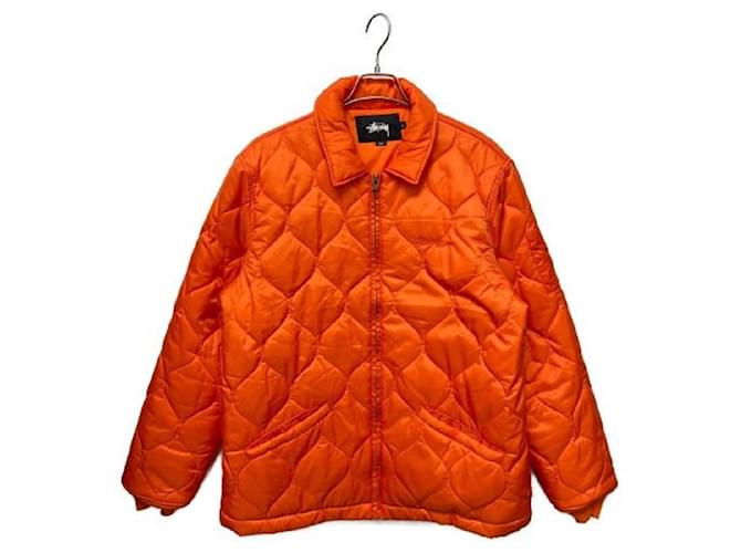 Autre Marque ****STUSSY Orange Down Jacket Nylon  ref.965104
