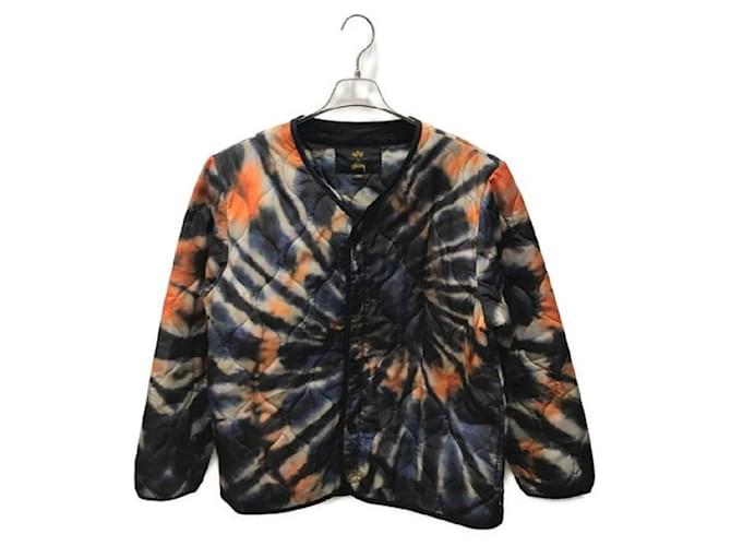 Autre Marque ****STUSSY × ALPHA _ Tie Dye Quilted Jacket Multiple colors Polyester  ref.965116