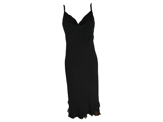 Autre Marque ***Vestido Preto Severine Peraudin Crepe De Seda