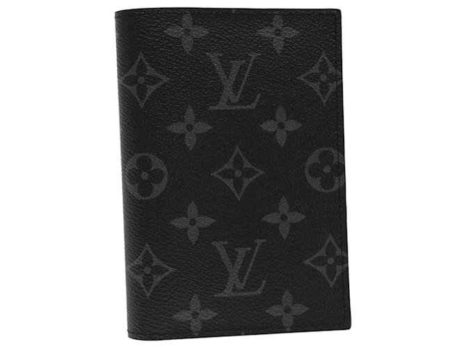 Louis Vuitton Couverture Carnet De Note Black Canvas Wallet (Pre-Owned
