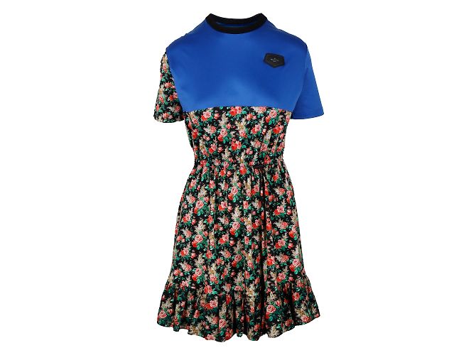 Louis Vuitton Vestido Túnica com Estampa Rosa Multicor