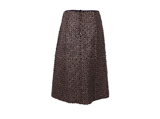 Tory Burch Paillettenverzierter Wollrock Lila