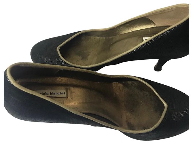 Patricia Blanchet leather pumps Black
