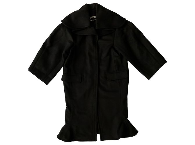 Jacquemus Black wool oversized coat