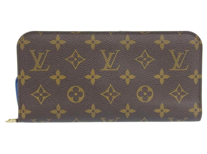 Louis Vuitton Portefeuille zippy Blue Cloth  ref.965498