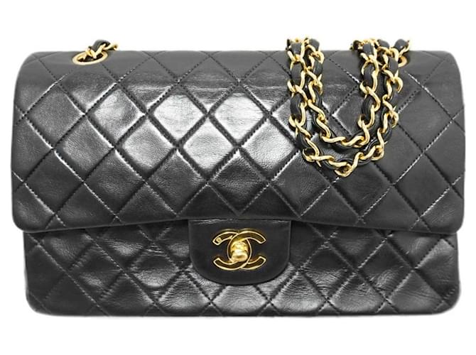 Timeless Chanel lined Flap Black Leather ref.965586 - Joli Closet