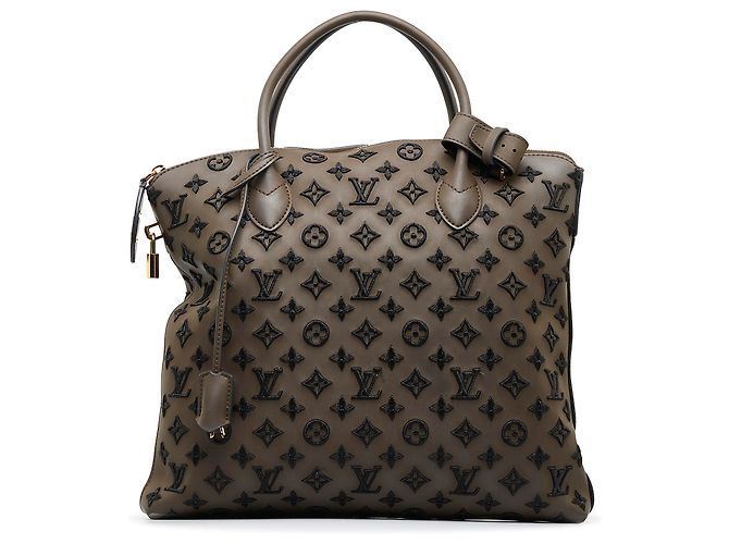 Louis Vuitton Monogram Addiction Marrone Lockit Verticale MM