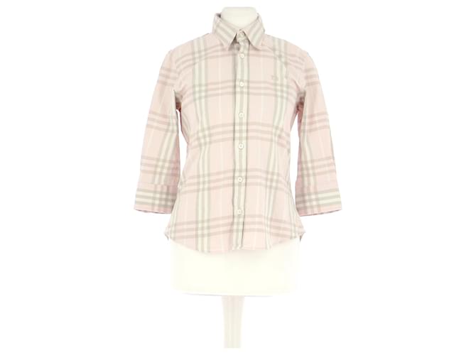 Burberry Shirt Pink Cotton  ref.965764