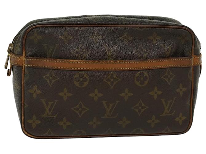 Louis Vuitton Monogram Compiegne 23 Clutch Bag M51847 LV Auth 45509 Cloth  ref.965897
