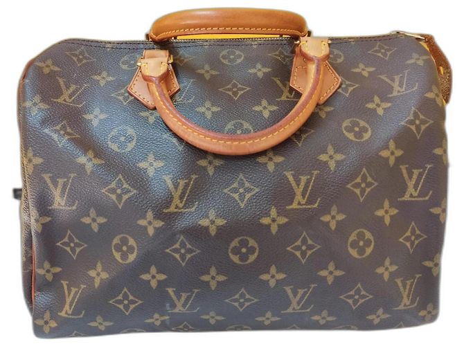 Bolso Louis Vuitton Speedy 30 Monogram Marrón Castaño