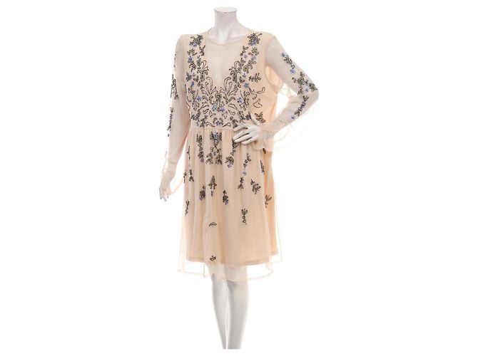 Autre Marque Frock and Frill Kleid Mehrfarbig Polyester Größe UK20 Mehrfarben
