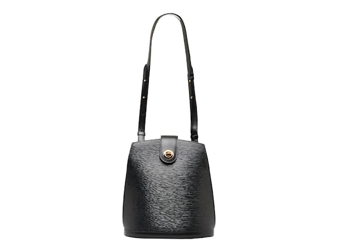 Louis Vuitton Epi Cluny M52252 Black Leather Pony-style calfskin ref.966423  - Joli Closet