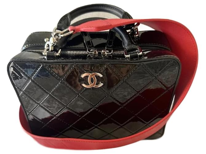 Chanel bag vanity bag Black Leather ref.966443 - Joli Closet