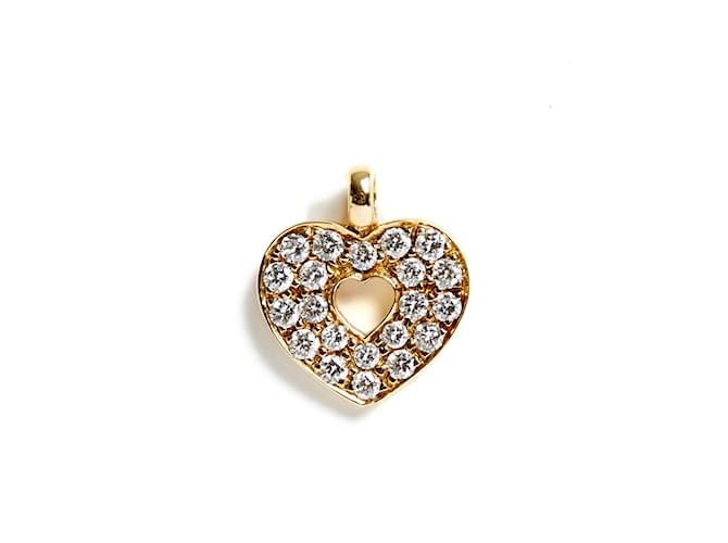 Poiray Heart Secret Gold Diamonds PM Golden Gelbes Gold  ref.966689