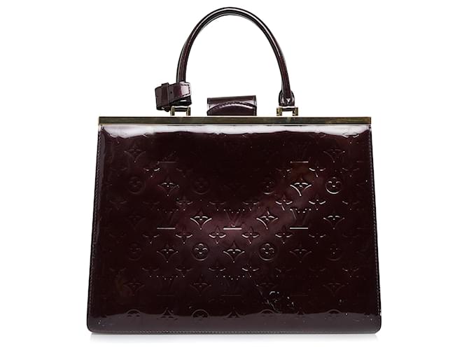 Louis Vuitton Purple Monogram Vernis Deesse GM Leather Patent leather  ref.966945 - Joli Closet