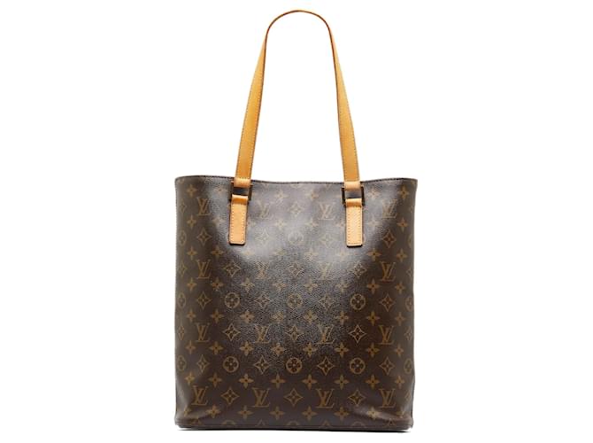 Pre-Owned Louis Vuitton Vavin GM Brown Monogram Canvas Tote Bag w/ Gol 