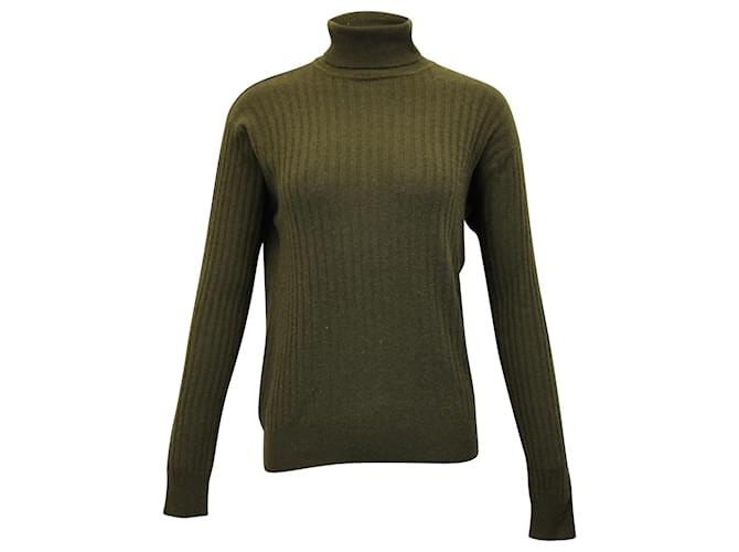 Ralph Lauren Lauren Ribbed Turtleneck Sweater In Green | ModeSens