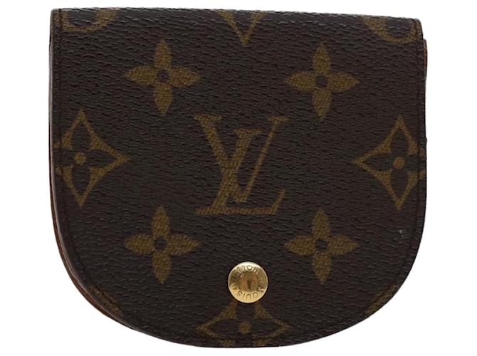 Louis Vuitton Coin Case Monogram Porte Monet Guze M61970 Wallet