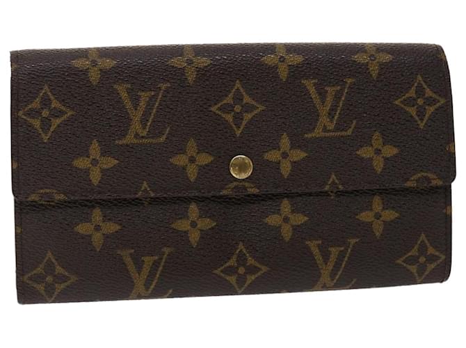 Auth Louis Vuitton Monogram M61726 Women's Long Wallet (bi-fold