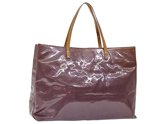 LOUIS VUITTON Monogram Vernis Reade GM Tote Bag Purple M91085 LV