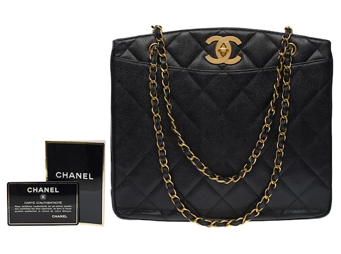 CHANEL Bag in Black Leather - 101256  ref.967588