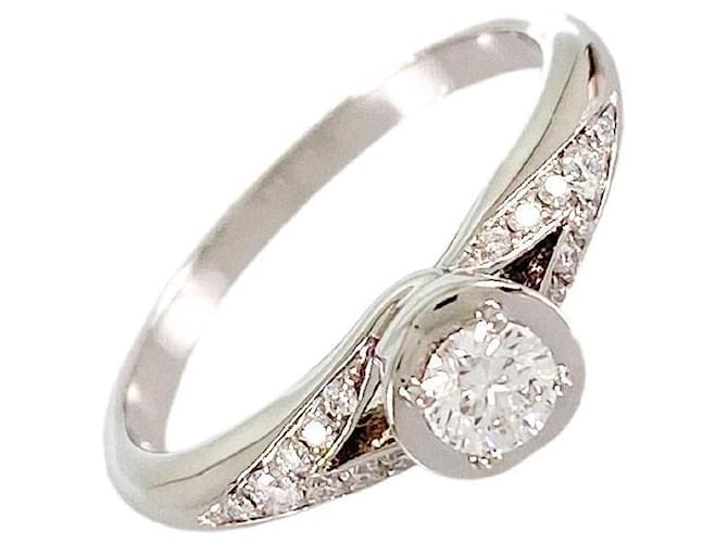 Bulgari *Bvlgari BVLGARI Incontro d'amore ring diamond Incontro d'amore ring ftj [used] platinum Silvery  ref.967610