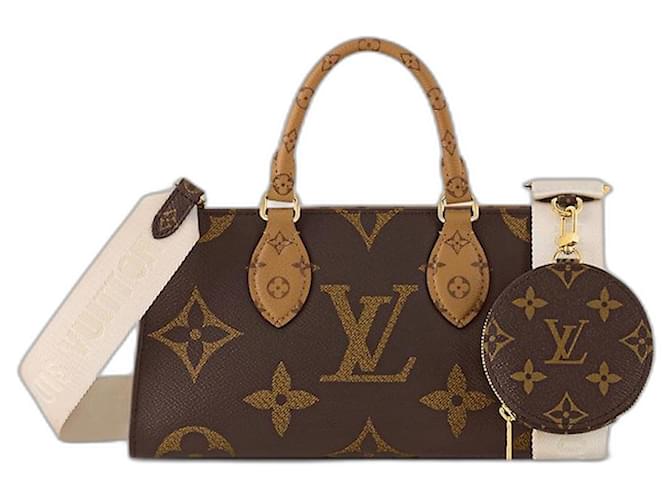 Louis Vuitton LV OnTheGo East West Brown Cloth  ref.967635