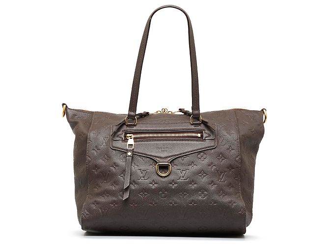 Louis Vuitton Brown Monogram Empreinte Lumineuse PM Marrone