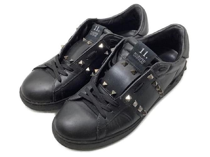 ****VALENTINO GARAVANI Black Sneakers Rubber  ref.968129