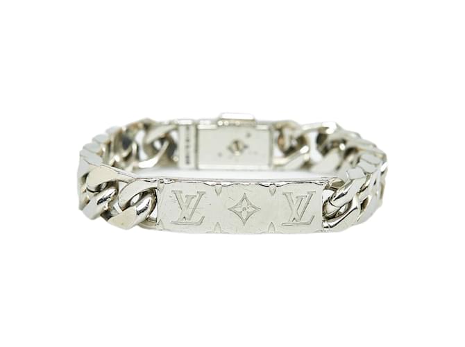 Louis Vuitton Monogram Chain Bracelet M00269 Silvery Metal  ref.968147