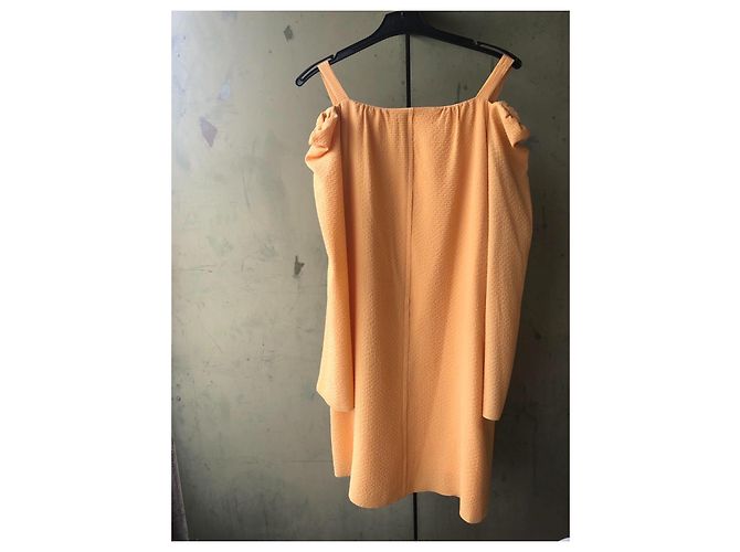 Vestido de cóctel amarillo See by Chloé