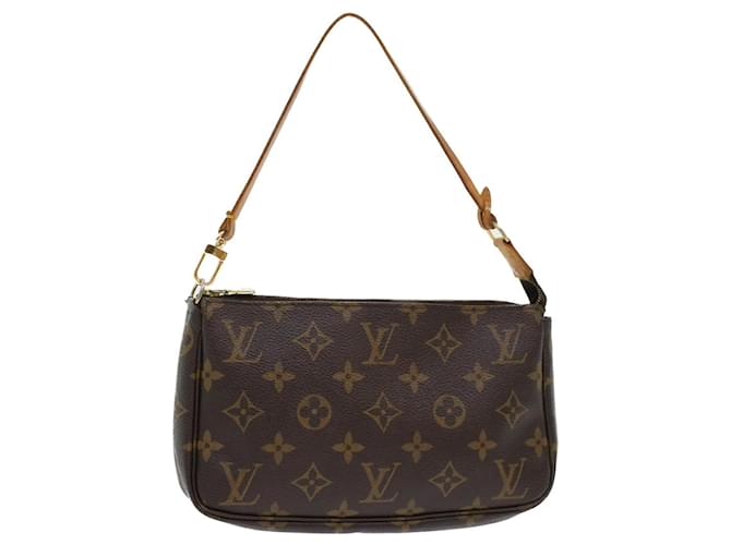 LOUIS VUITTON Monogram Pochette Accessoires Pouch M51980 LV Auth 45667 Cloth  ref.968266